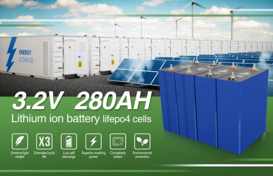 リチウムイオンバッテリー 3.2V 280Ah 302Ah 310Ah 320Ah エネルギー貯蔵バッテリー 12V 24V 48V LiFePO4 バッテリーバスバー付き